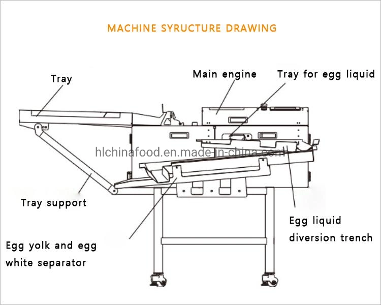 Manufacture Quail /Egg/Duck Yolk Customized Divider Liquid Breaker Egg White Separator Machine