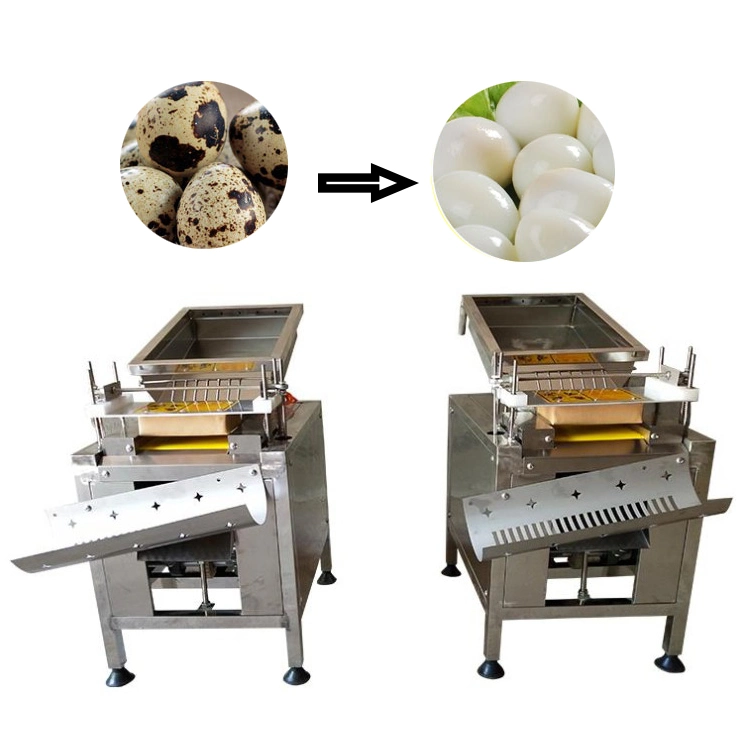 Best Selling Medium Size Automatic Quail Egg Peeler Quail Egg Peeling Shelling Machine for Boiled Quail Eggs