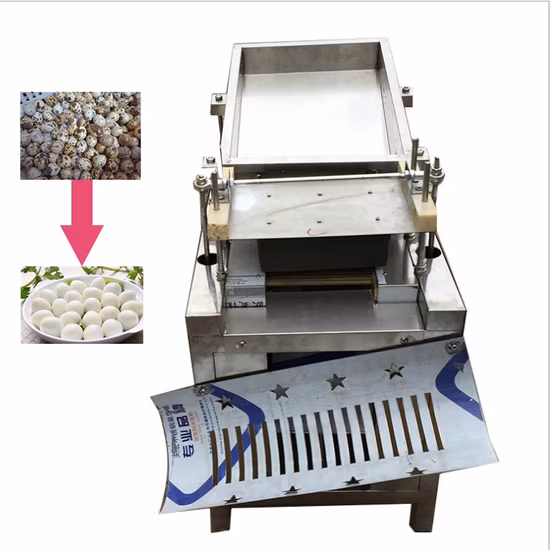 Высококачественная машина для разбивания и очистки перепелиных яиц.